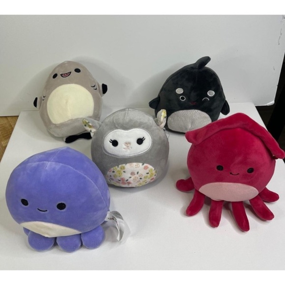Mini Squishmallow 5 inch Multicolor - Lot‎ of 5